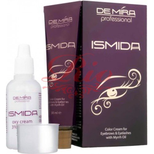 Краска для бровей и ресниц  DeMira Professional Graphite 