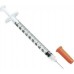 Шприц инъекционный 3-х компонентный одноразовый инсулиновый стерильный "ALEXPHARM" 1 мл U-100 с интегрированной иглой, 30 G (0.3*13 мм)