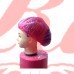 Одноразовая шапочка шарлотта 100 шт уп малина