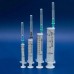 Шприц инъекционный 2-х компонентный одноразовый стерильный "ALEXPHARM" 2 мл Luer Slip с иглой, 23 G (0.6*30 мм) (150шт/уп)